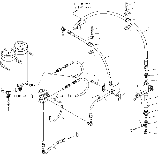 Шланг с торцевым уплотнением 02753-004A6 KOMATSU