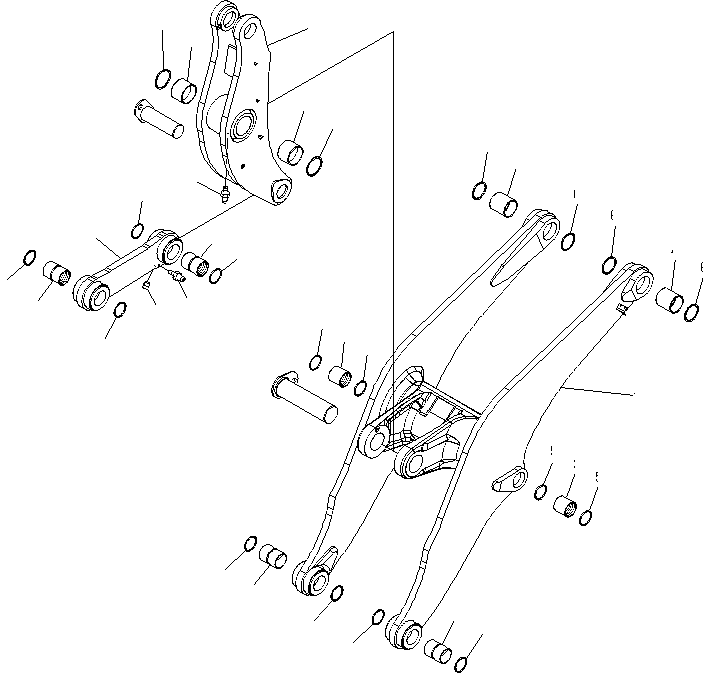 Bell Crank Assembly 426-70-31202 KOMATSU