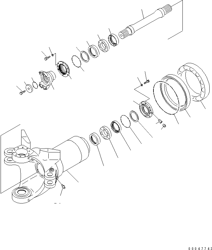 Подшипник 56D-46-23690 KOMATSU