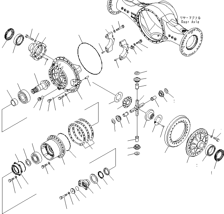 Дифференциал в сборе 426-23-31012 KOMATSU