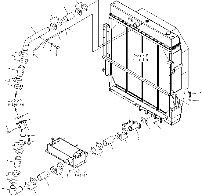 Трубка 426-03-33482 KOMATSU