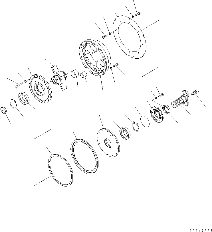Корпус 56D-01-22740 KOMATSU