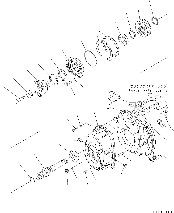 DIFFERENTIAL ASS'Y (56D-23-21001) KOMATSU