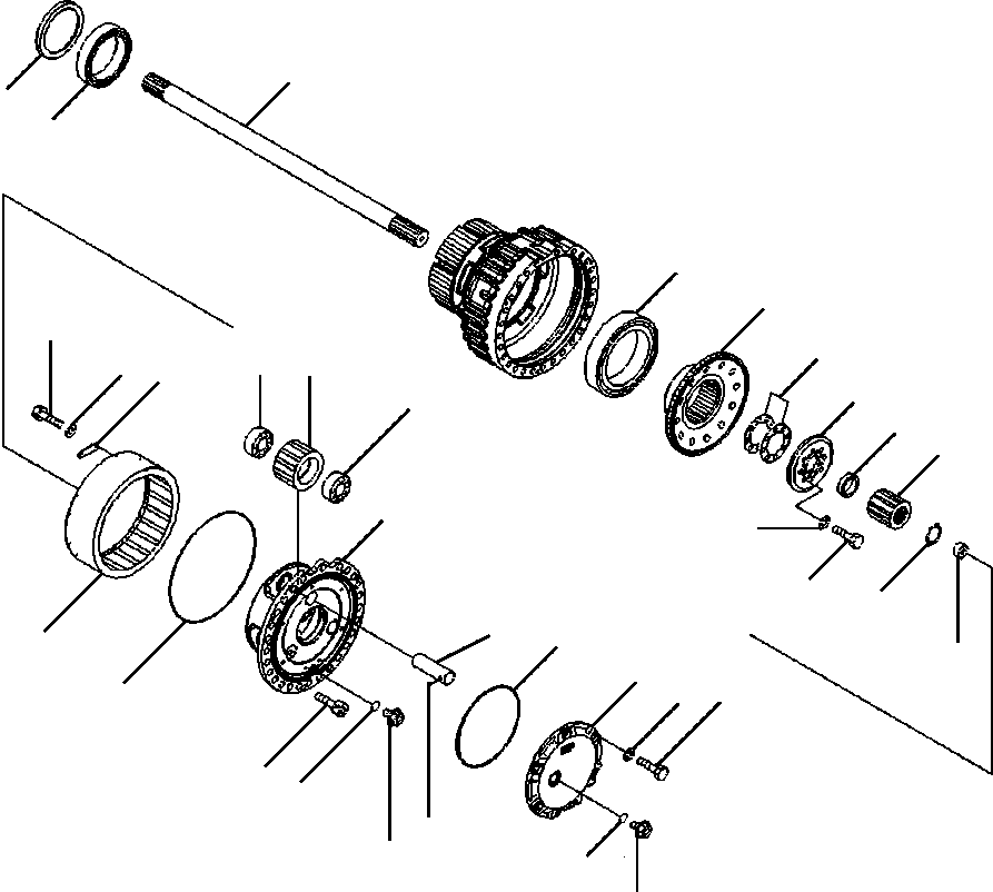 FINAL DRIVE ASS'Y,L.H. (425-22-34010) KOMATSU