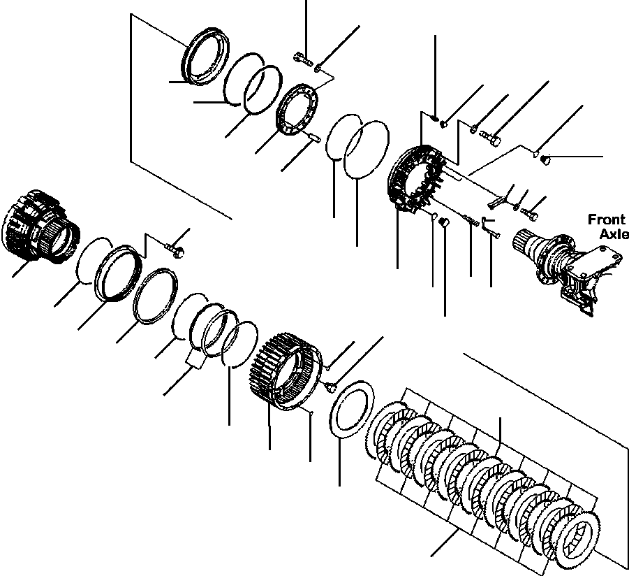 Бортовой редуктор в сборе 425-22-45002 KOMATSU