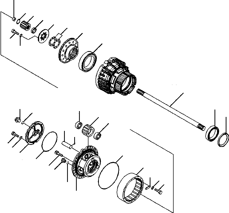 FINAL DRIVE ASS'Y,R.H. (425-22-35010) KOMATSU