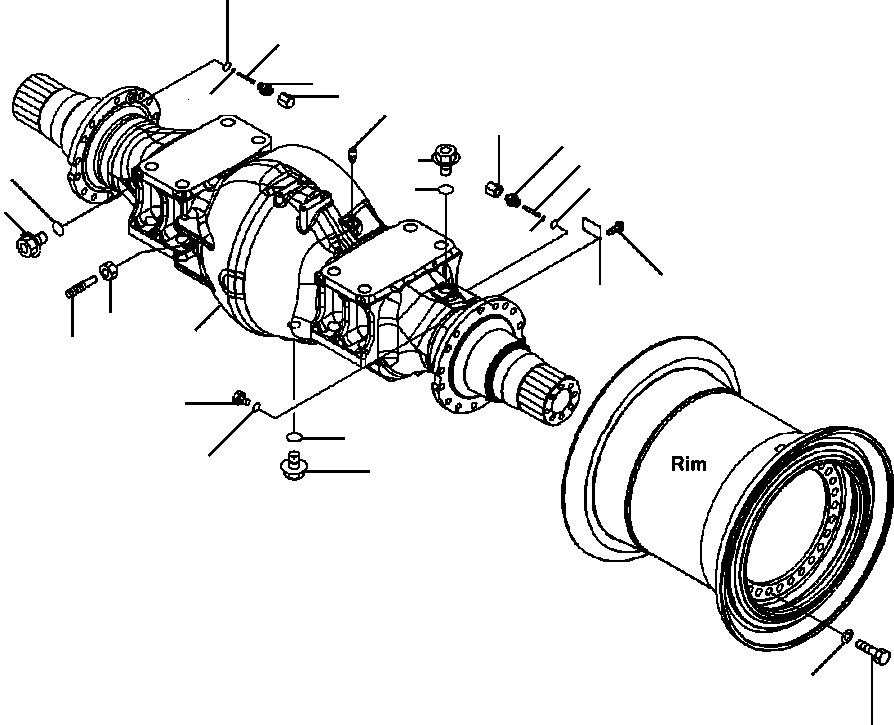 Болт 01010-62485 KOMATSU