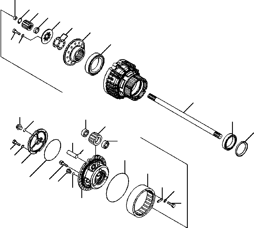 FINAL DRIVE ASS'Y,R.H. (425-23-34010) KOMATSU
