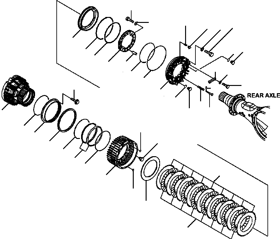 AXLE ASSEMBLY (WITH LIMITED SLIP DIFFER ENTIAL) 425-33-40052 KOMATSU