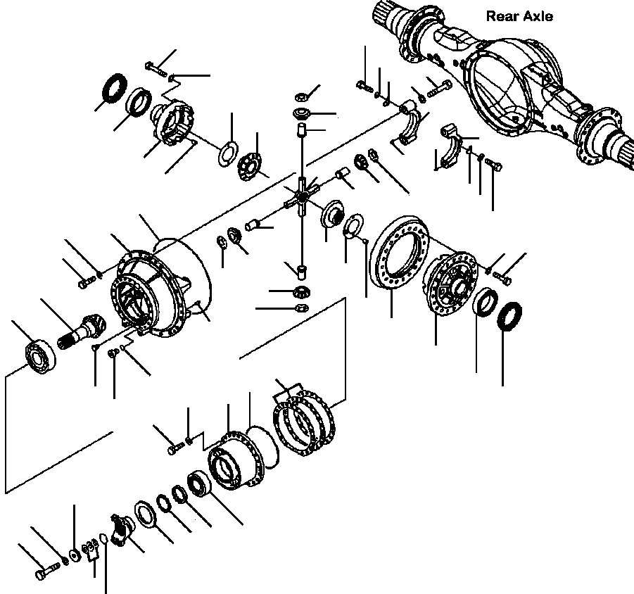 DIFFERENTIAL ASS'Y 425-23-31010 KOMATSU