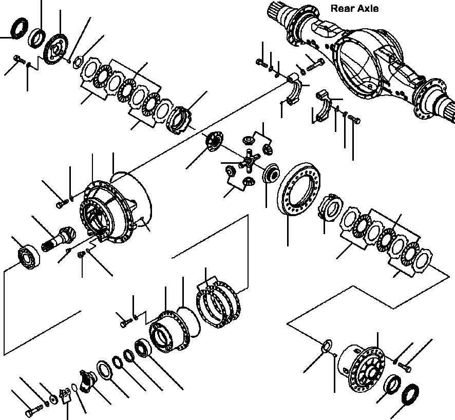 Дифференциал в сборе 425-23-31070 KOMATSU