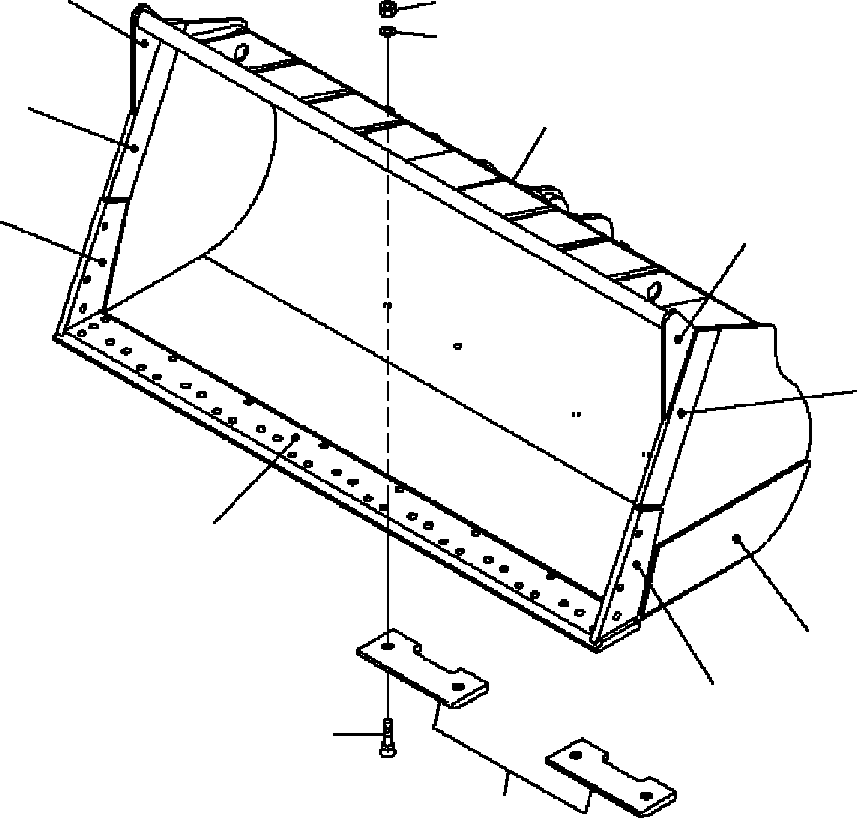 Bucket Assembly 425-70-32202 KOMATSU