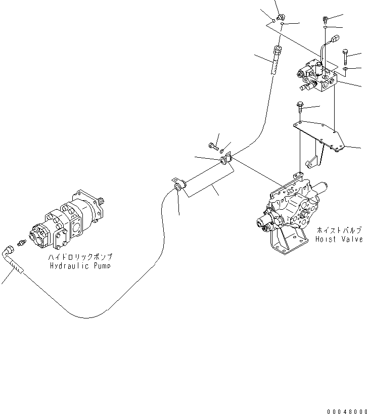 Шланг с торцевым уплотнением 02754-00419 KOMATSU