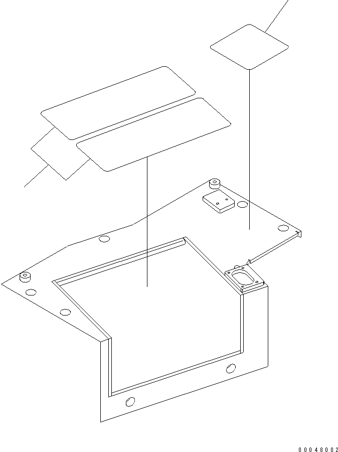 Резиновый элемент 56D-93-21380 KOMATSU