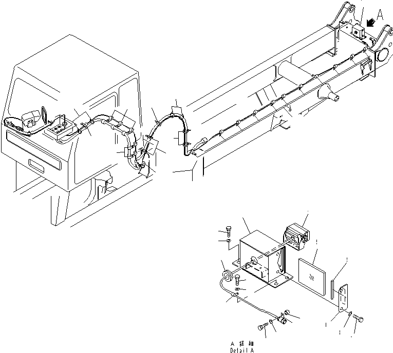 Коробка 56B-86-25211 KOMATSU