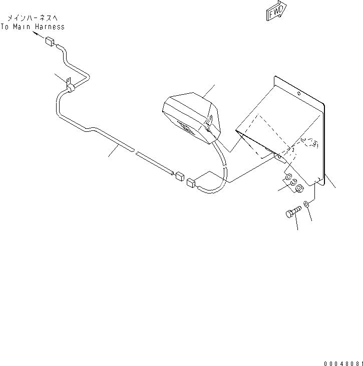 Жгут проводов 56B-85-21410 KOMATSU
