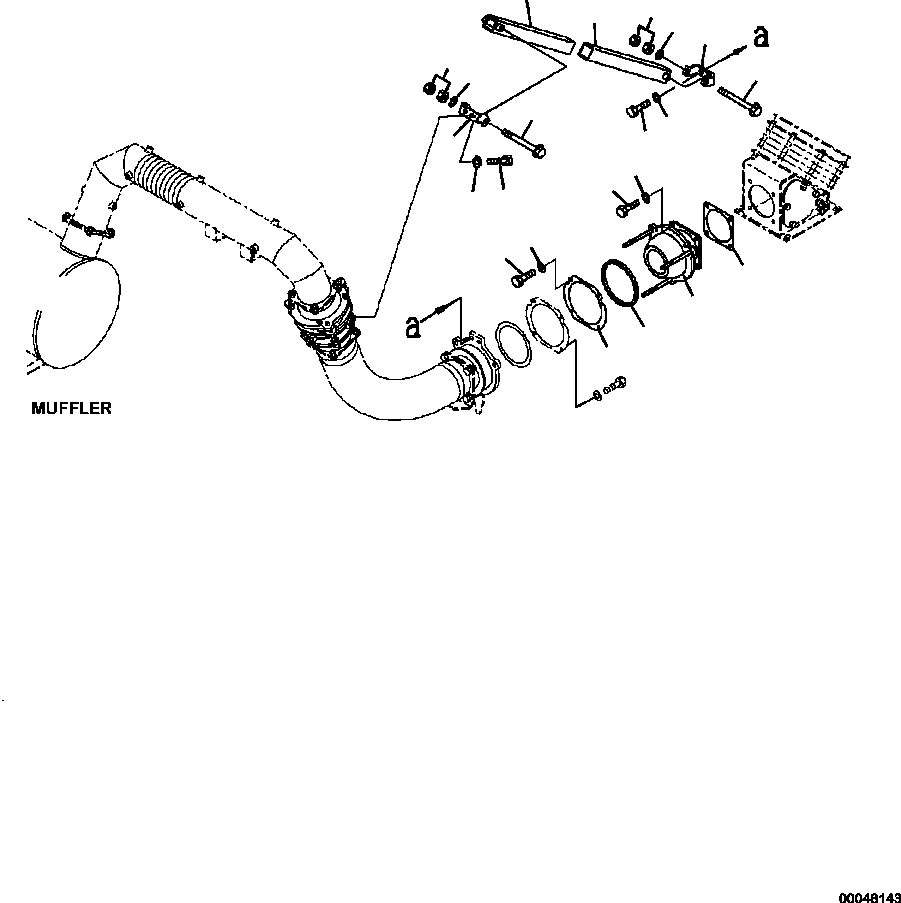 Направляющая 56B-02-11344 KOMATSU