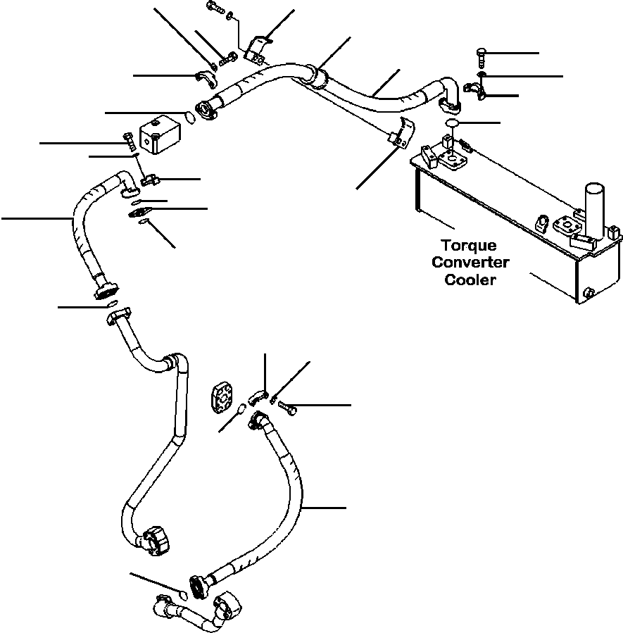 Шланг фланцевого типа 07122-01008 KOMATSU