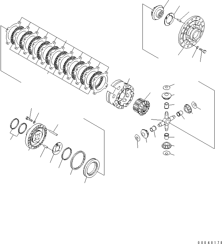 DIFFERENTIAL ASS'Y (56B-27-11005) KOMATSU