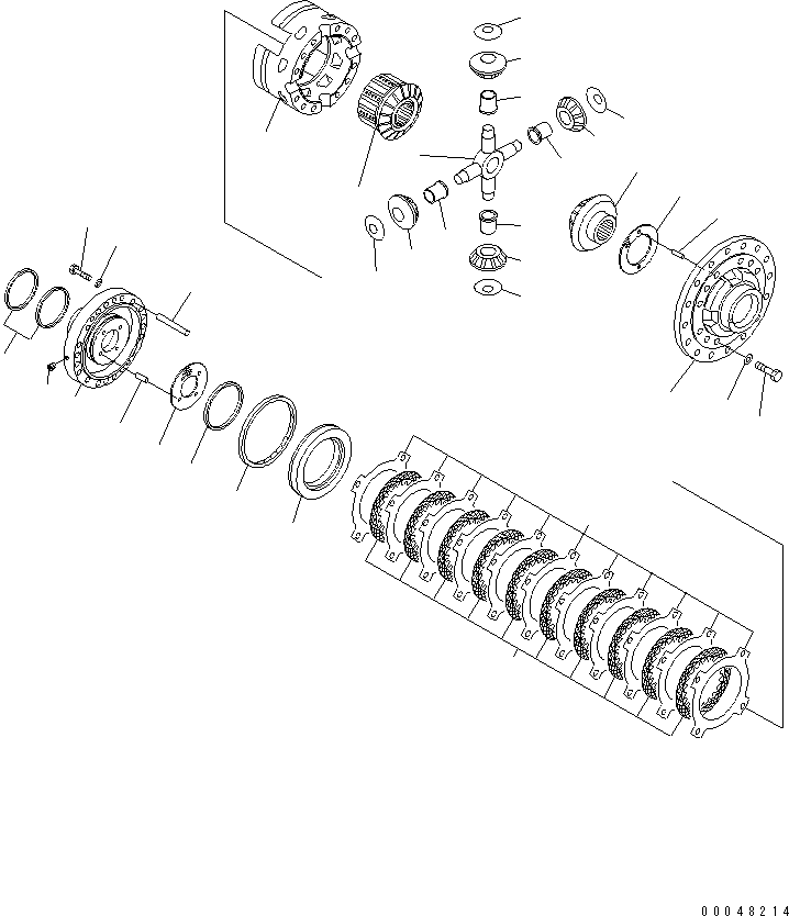 AXLE ASS'Y (\2\56B-23-20002) KOMATSU