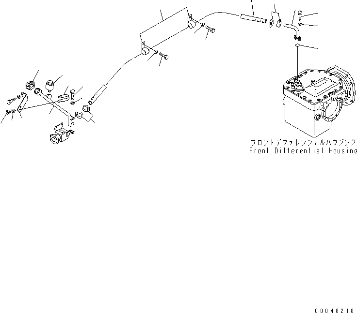 Шланг 07261-22610 KOMATSU