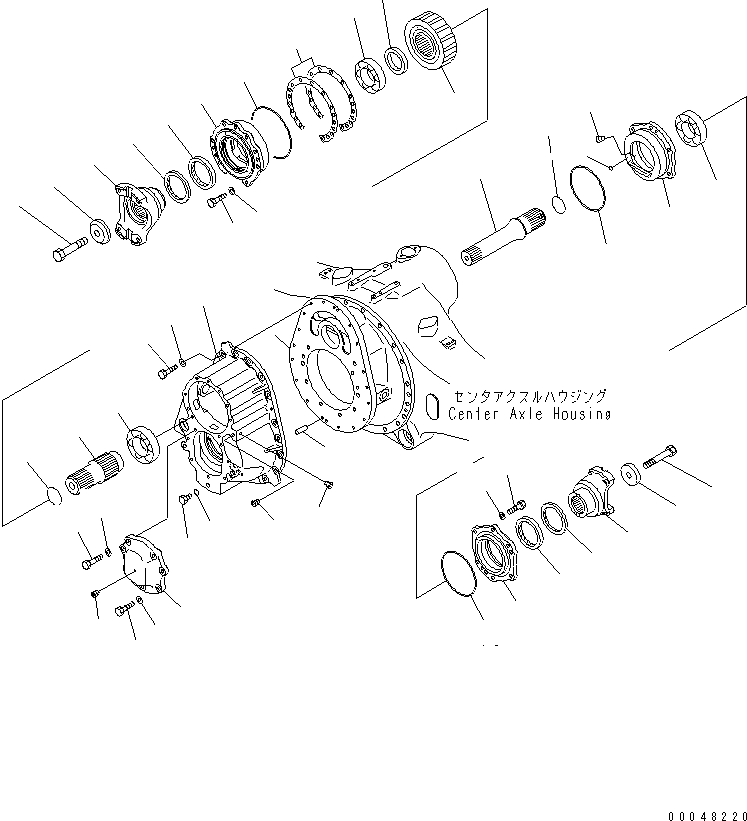 Корпус 56B-23-16632 KOMATSU