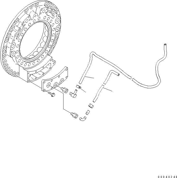 Трубка 07270-41016 KOMATSU