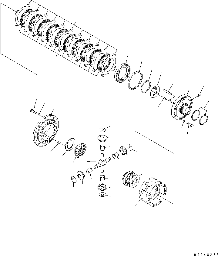 DIFFERENTIAL AS (56B-22-11004) KOMATSU