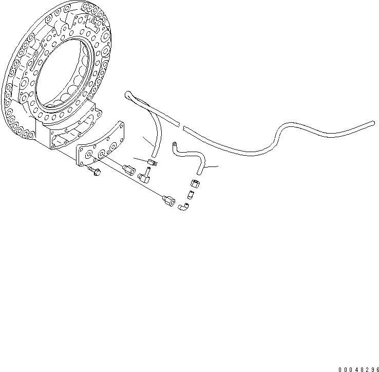 Трубка 07270-41018 KOMATSU