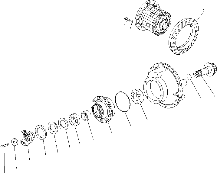 DIFFERENTIAL ASS'Y (56B-22-11050) KOMATSU