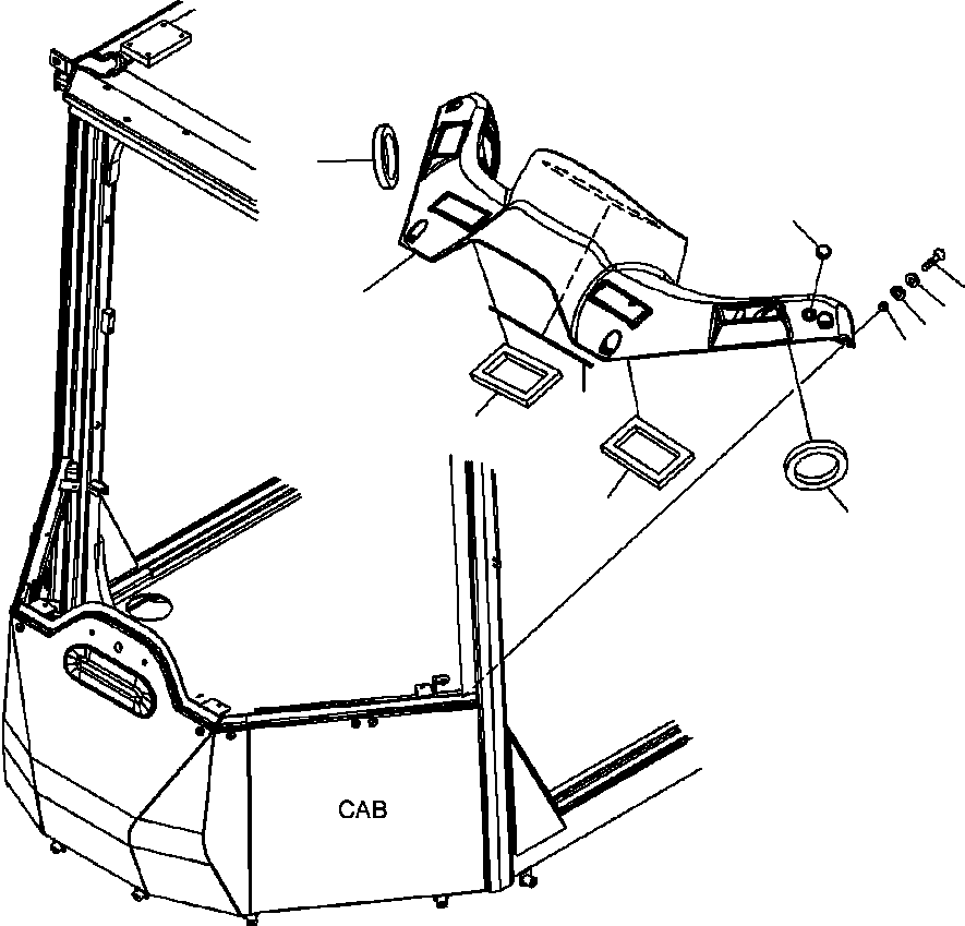 Передняя крышка 423-926-4521 KOMATSU