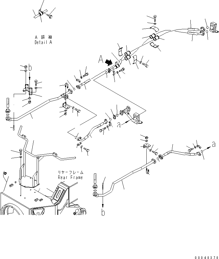 Шланг фланцевого типа 07297-01228 KOMATSU