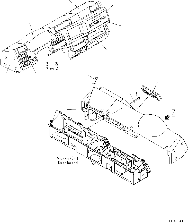 Крышка 56B-54-15922 KOMATSU