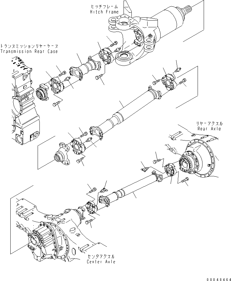 SHAFT AND YOKE A. 56C-20-14920 KOMATSU