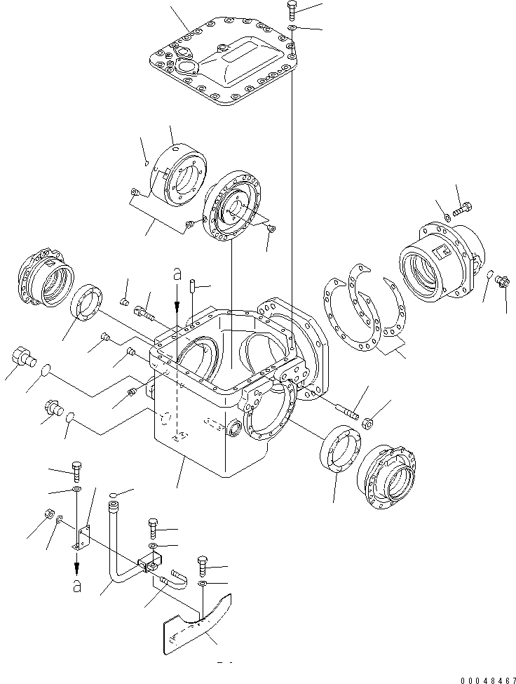 Крышка 56C-27-19611 KOMATSU