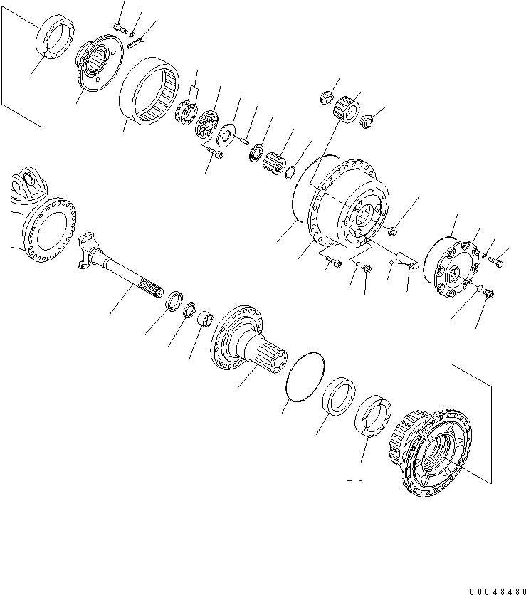 FINAL AND BRAKE A. 56C-27-22002 KOMATSU