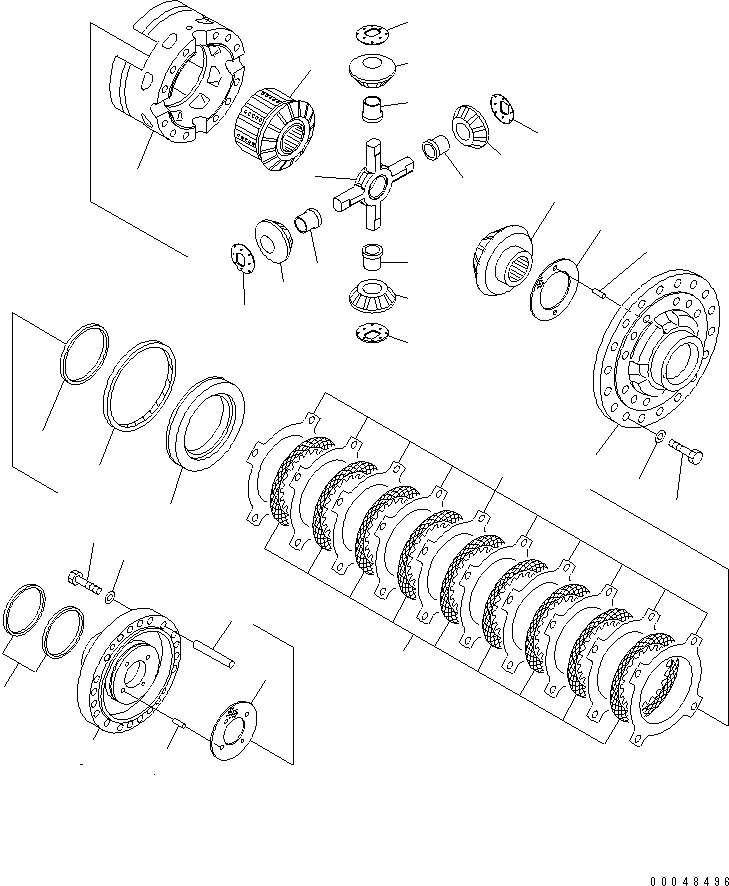 DIFFERENTIAL ASS'Y (56C-23-11001) KOMATSU