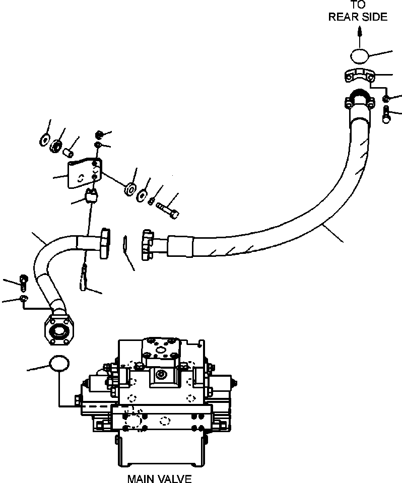 Шланг 425-62-33282 KOMATSU