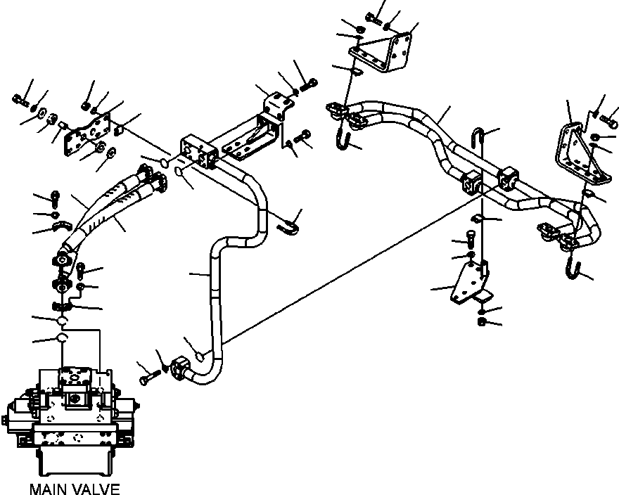 Шланг 425-62-33331 KOMATSU