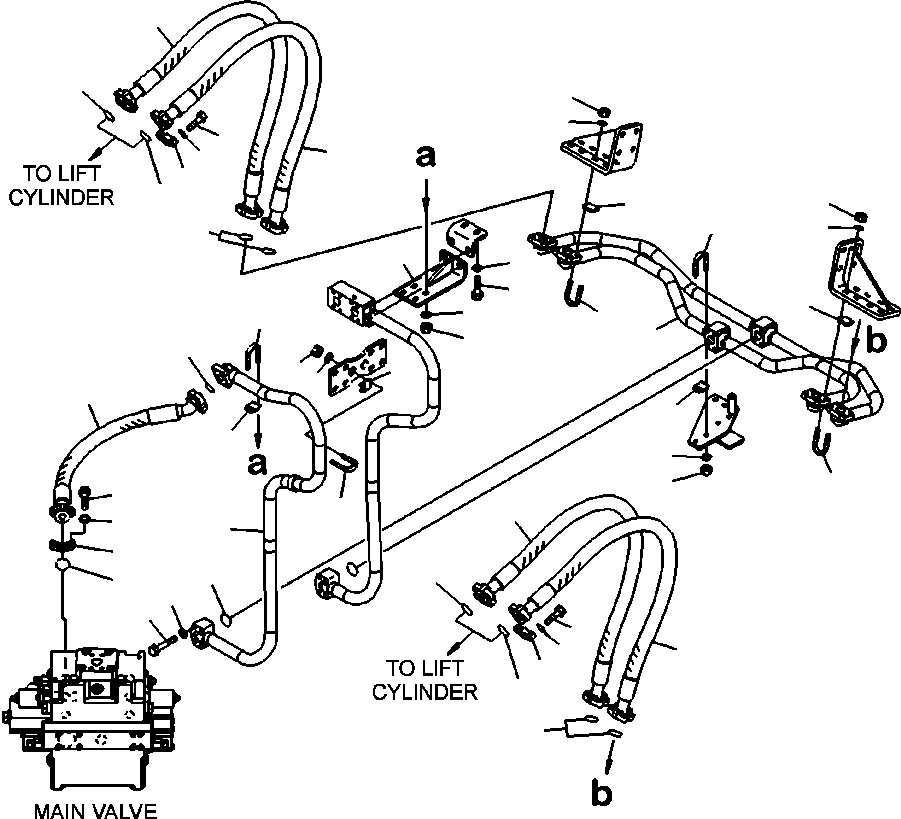 Шланг фланцевого типа 07085-01013 KOMATSU
