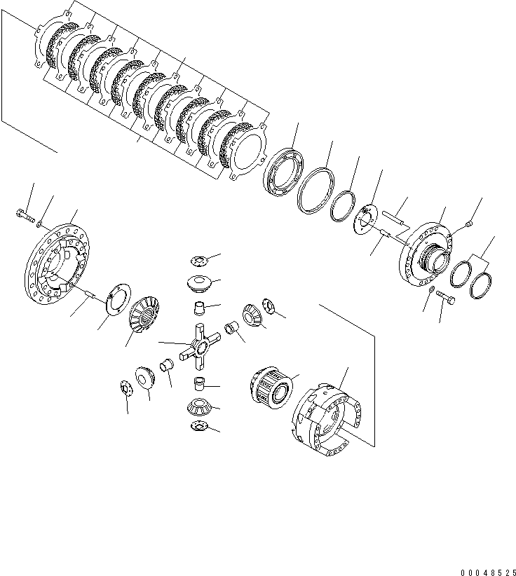 DIFFERENTIAL ASS'Y (56C-22-11001) KOMATSU