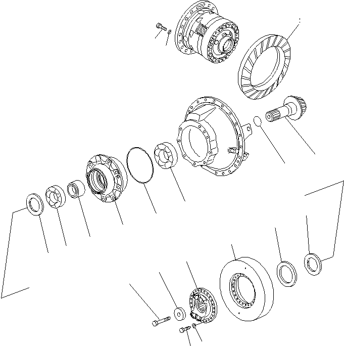 DIFFERENTIAL ASS'Y (56C-22-11050) KOMATSU