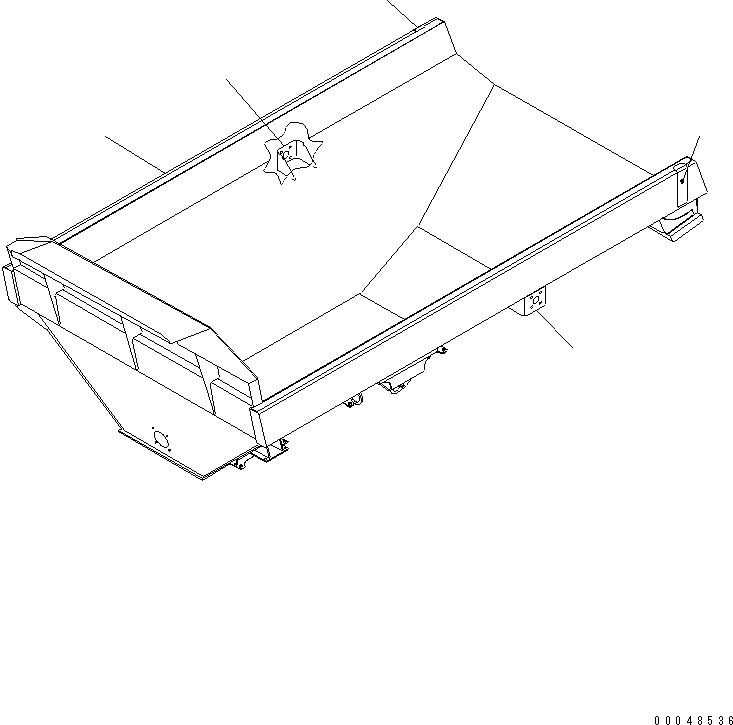 Пластина (сварная) 56C-83-26421 KOMATSU