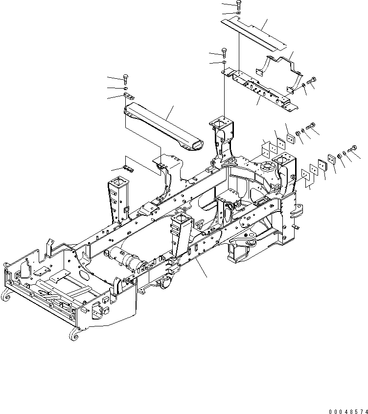 Сиденье в сборе 56C-46-21203 KOMATSU