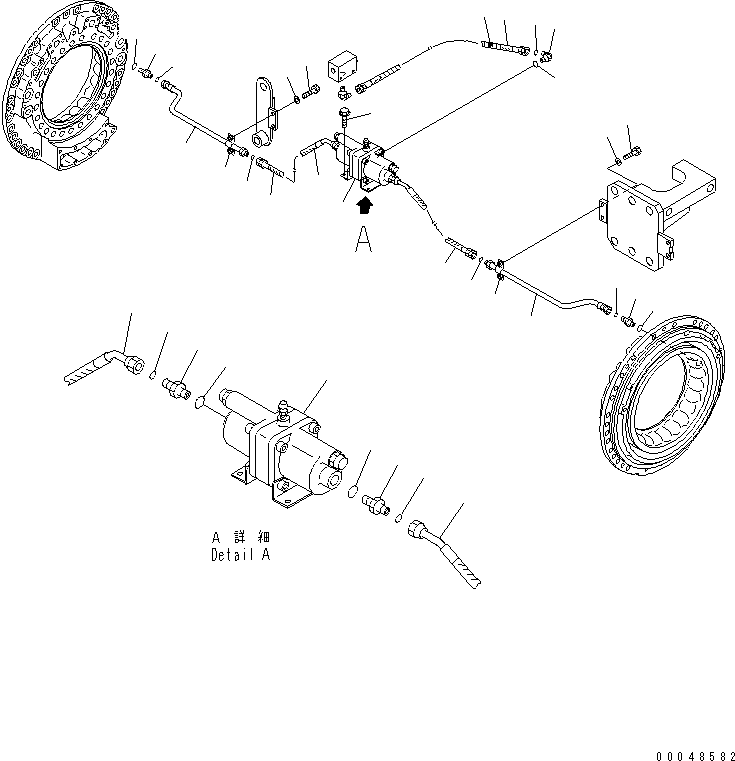 Шланг с торцевым уплотнением 02767-20306 KOMATSU