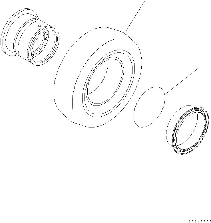 TIRE,(26.5-R25 E-2 GP-2B) 56C-30-13170 KOMATSU