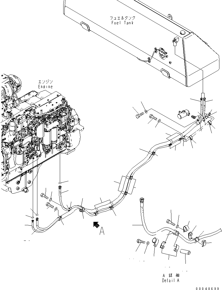 Шланг 02762-00543 KOMATSU