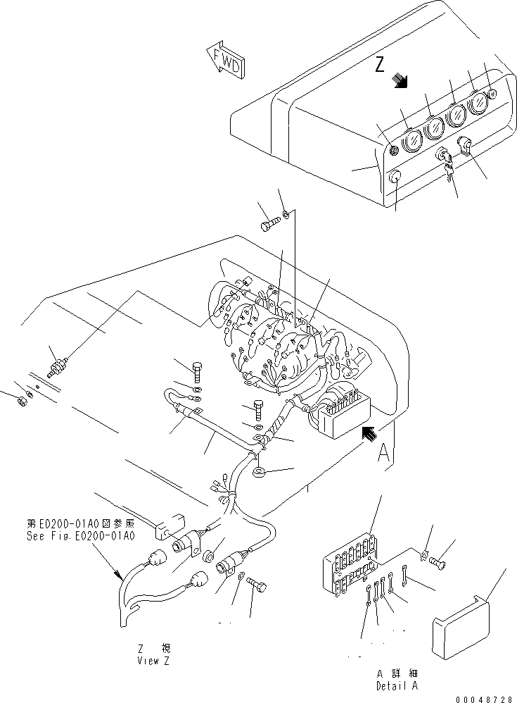 Фонарь 08147-22400 KOMATSU