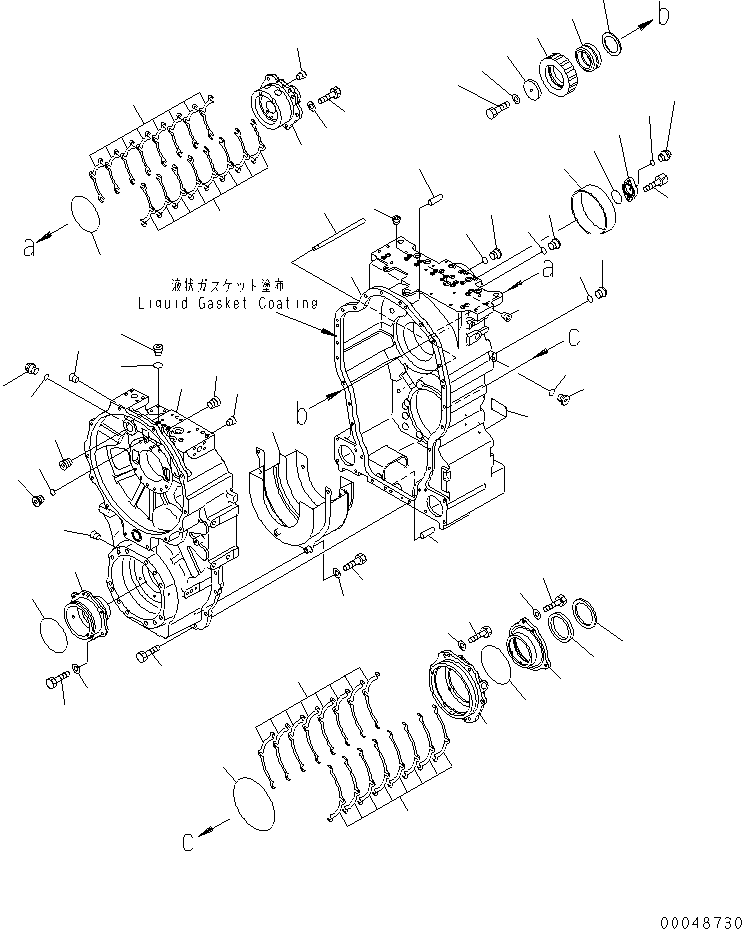 Коробка передач в сборе 56D-13-20002 KOMATSU