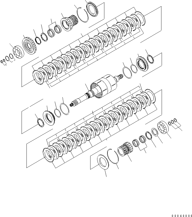 CLUTCH ASS'Y,FORWARD LOW AND REVERSE 56B-15-22010 KOMATSU